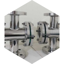 Double Window Sight Glass
